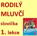 Project 2 - (3. vydání) - Lekce 1 - slovíčka