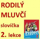 Project 2 - (3. vydání) - Lekce 2 - slovíčka