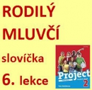 Project 2 - (3. vydání) - Lekce 6 - slovíčka